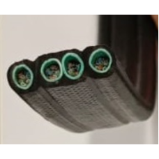 BNET FLAT FLEXIBLE ELEVATOR DATA CABLE 4 X CAT6A S/FTP (AWG26 &16P) FOR LIFT TRAVELLING BLACK PVC JACKET MADE IN TURKEY  BNET FLAT FLEXIBLE ELEVATOR DATA CABLE 4 X CAT6A S/FTP (AWG26 &16P) FOR LIFT TRAVELLING BLACK PVC JACKET MADE IN TURKEY